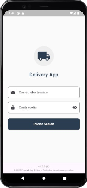 Login de la aplicación